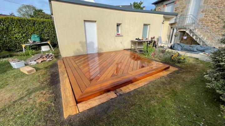 Construction de terrasse Granville